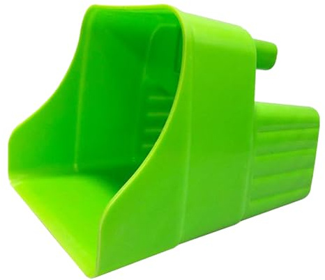 Grain Scoop - 22,9 x 17,8 x 16,5 cm - Poignée ergonomique - Poignée antidérapante - Outil de distribution de nourriture multifonction - Pour poussins, poulet, mouton, chat, chevaux, ferme, jardinage