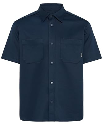 Blend BHAdrian Herren Hemd Oversize-Hemd Kurzarmhemd