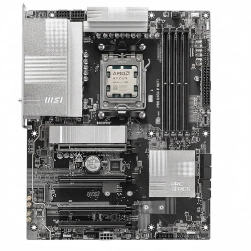 IONZ CPU Motherboard Bundle, AMD Ryzen 5 9600X with MSI PRO B850-P WIFI, Pre-Assembled and Tested - No RAM