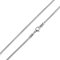 König Design Schlangenkette 0,9mm Herren Damen Edelstahlkette Halskette Silber 55 cm lang