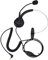 Cuffie per telefono cordless, cuffie a 2,5 mm con cancellazione del rumore regolabile Cuffie per call center con microfono ad alta qualità