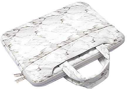 GUOCU Laptop Schultertasche, wasserdichte und verschleißfeste Laptop Hülle für 11-15.6 Zoll Laptops, Notebooks, Ultrabooks, 15 Zoll MacBook Pro Retina 2016/2017/2018，Weiß,11(30X20X2cm)