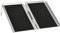 HOMCOM 2ft Aluminium Duo Wheelchair Ramp Pushchair Mobility Assistance Folding w/Carry Handle Locking Chain Portable 61L x 72W cm