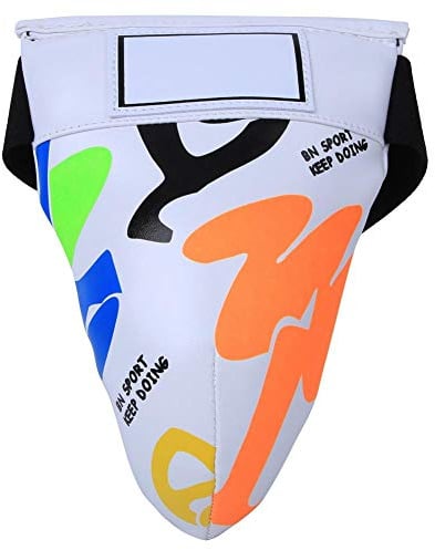 Protège-aine enfant, Protection confortable et légère pour sports combat, Équipement sécurité essentiel blanc, for garçons juniors entraînement boxe sanda et disciplines martiales
