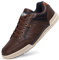 TARELO Sneaker Herren Freizeitschuhe Mode Schuhe Braun 45