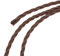 sourcing map Filo rivestito in tessuto intrecciato a 3 core, 18 AWG, 5 metri, cavo elettrico in tessuto vintage per lampada a sospensione, progetto fai da te, marrone