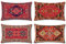 JOTOM Kissenbezüge, 30 cmx50 cm, 4 Stück, Bohemian-Stil, dekorative Kissenbezüge, exotisch, abstrakte Vintage-Kissenbezüge für Sofa, Couch, Schlafzimmer, Outdoor, Wohnzimmer, Auto-Dekor (exotisch)