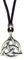 ASTER ALHELÍ -Collana Uomo Donna Nodo Trinquette del Triangolo Celtico Trinità in Argento Vecchio o Bronzo - Ciondolo Uomo con Nodi Celtica in Antelina e Zama - Amuleto Protettivo (Bronzo)