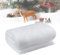 XAVSWRDE 1 Stück 80 x 240cm Künstlich Schneedecke Weihnachten Kunstschnee Decke Künstliche Schneematte Weihnachten Dicke Schneedecken Weiß Weihnachtsdeko für Dorf Hintergrund Dekorationen