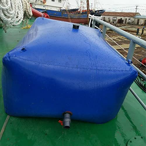 Wassersack Beutel Wasserbehälter Träger Boot Fahrzeuge Weiche Faltbare Wasserblase Mit Wasserhahn & Griffen, Tragbar Große Kapazität Wassertank Feuerschutz Notfallwasser ( Size : 2x1x0.5m/1000L/264Gal