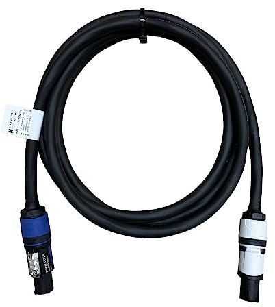 NWP Power Link Kabel 3m powerCON grau auf powerCON blau - Power-Out auf Power-In - 3x2,5mm² - Gummischlauchleitung - NAC3FXXB / NAC3FXXA
