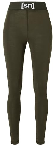 super.natural W TUNDRA175 Tight Unterwäsche Damen lang Dunkelgrau M - Temperaturregulierende Merino Funktionswäsche, Damen Unterhose ideal beim Wandern und Outdoor-Sport