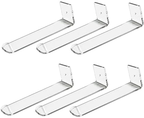 Echwave 6Pcs Haarclip-Präsentationsständer L-Förmiger Haarnadel-Präsentationshalter Haarclip-Organizer-Ständer Acryl-Haarclip-Präsentationsständer