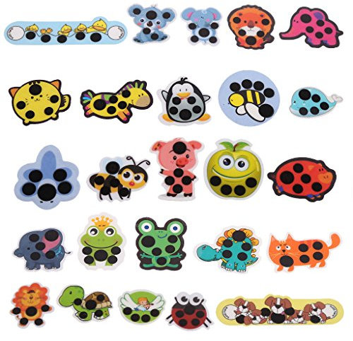 5PCS Farbwechselnde Körpertemperaturaufkleber Stirntemperaturmessaufkleber Für Kinder Temperaturaufkleber Ohrthermometer Ohrthermometer Für Kinder Ohrthermometer Für Erwachsene Ohrthermometer