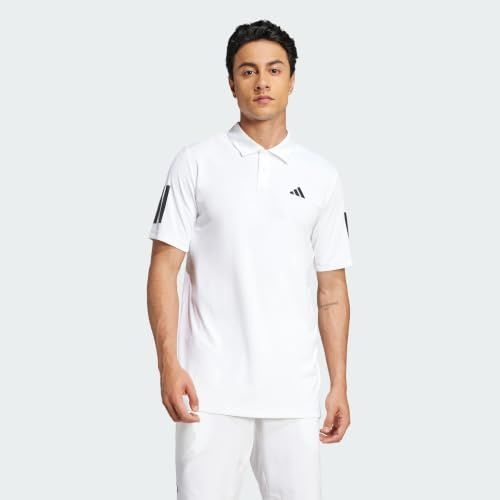 adidas Men's Club Tennis 3-Streifen Poloshirt