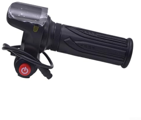 Fahrrad-Gasgriff, 6-polig, wasserdichte Schnittstelle, E-Bike, Gasgriff, Elektro-Scooter, Gasgriffe, Tasten, Buttom Start (ohne Schlüssel)