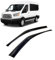 Rumplex Windabweiser Luftabweiser Regenabweiser Seitenfensterabweiser Kompatibel mit Ford Transit 2014-2024 Autofenster Regenschutz Regenabweiser Anklebbare Deflektoren 2 Stück
