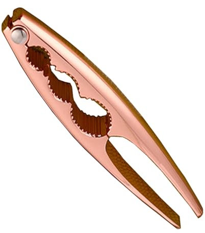 Schiaccianoci, schiaccianoci Antiscivolo,Acciaio Inox schiaccianoci,Schiaccianoci in Metallo,Noce Pinze,Cracker Sheller,per Noci,mandorle,nocciole,19cm,