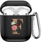ERDARARIPRO Custodia per AirPods 1st & 2nd Generation, in silicone antiurto TPU con portachiavi e design carino 1341
