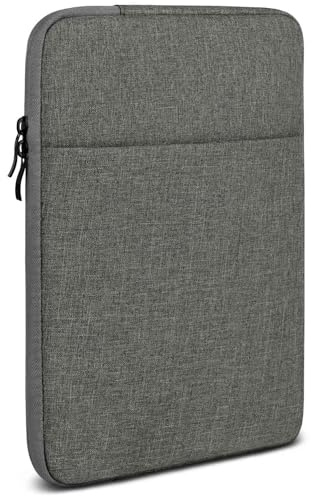 moex Dash Case für Surface Pro 11 Tasche mit Reißverschluss und Fach für Zubehör, Sleeve Laptop Hülle weich Gepolstert, Schutzhülle Minimalistisch Laptoptasche, Dunkelgrau