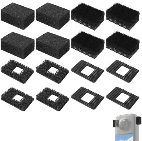 Mic Wind Muff for Insta360 X4, Insta360 X3 Camera Accessories Microphone Pop Filter Furry Foam Soundproofing Noise Reduction, Enhancement of Sound Quality (4 Sets)