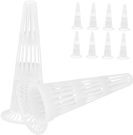 Milisten 10 Pièces Tapis de Drainage pour Pot de Fleur Tapis de Grille de Fond de jardinière pour Trous de Drainage Plaque de Pot de Fleurs Grille de Pot de Fleurs Plantes PP