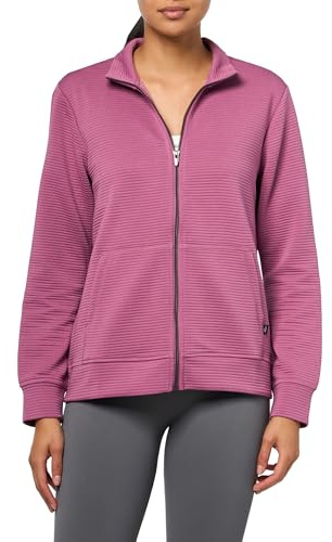 Skechers Damen Hoodless Hoodie Gowalk Everywhere Jacket Sweatshirt | Lässig, weich gestrickt, durchgehender Reißverschluss, recyceltes Polyester, Stehkragen