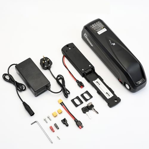 Ebike Battery 36V 17.5Ah for 200-750W Bicycle Motors, Electric Bike Lithium ion Battery 5-Pin with Charger for Ebike Conversion Kit