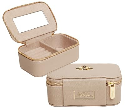 Alice Wheeler Bee Jewellery Small Travel Case Box Organiser for Women Stone