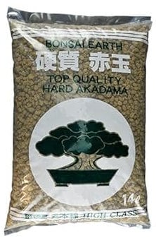 Akadama Hartqualität Iwamoto Dreifachband 5/10 mm (ca. 11 kg - 14 lt), für Bonsai