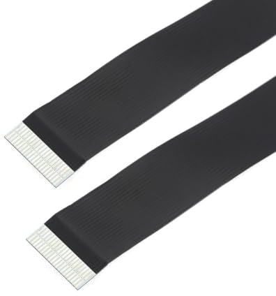 chenyang Cable plano flexible de 0,3 mm de grosor de 0,5 mm, 20 pines, 2,0 m, para conector HDMI, Raspberry Pi, GoPro, Mini Pantalla, Drone, Cámara, Gimbal