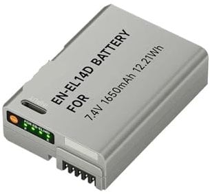 Lithium Battery 1650mAh EN EL14 EL14a EN-EL14 EN-EL14a USB Camera Battery ,Compatible For Nikon ,P7000 P7800 D3100 D3400 D3500 D5100 D5300 D5600 P7700(1battery)