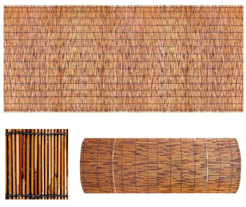Balkon Sichtschutz Bambus Zaun Schneiden Schilfrohrmatte 180x600 Natürlicher Schilfrohr Sichtschutz Balkon Holz Bambuszaun Sichtschutzzaun 180x180 Bambus Matte Outdoor 90 120 150 160 200 cm 2 m Hoch