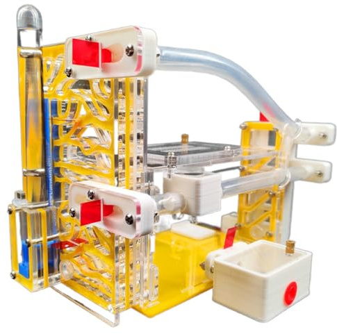 Cvoepobey Ameisenfarm T Design DIY Ameisenfarm mit Fütterungsbereich für Hausameisen Insekt Ameisenhügel Gelb