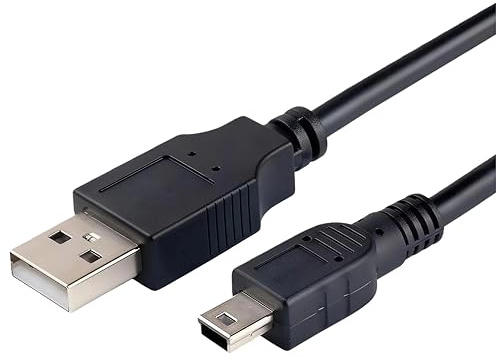 Cavo Dati USB Mini 5 Pin per Fotocamere Canon IFC-500U IFC-400PCU IFC-300PCU IFC-200U, Nikon D3100 D90 D7000 D700 D3000