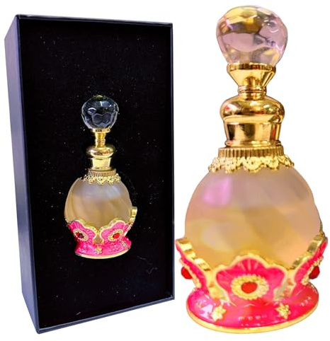 Parfum arabe pour femme, parfum vintage de Dubaï 15 ml, d'huile personnelle florale longue durée pour homme