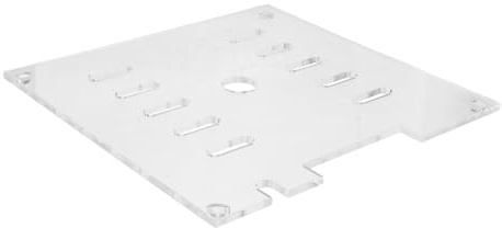 WEKAMOS Acryl Aquariumdeckel Transparent Quadratisch 20x20cm mit Scharnier für Fisch und Reptilienschutz Abnehmbare Abdeckung für Aquarien und Garnelenbecken