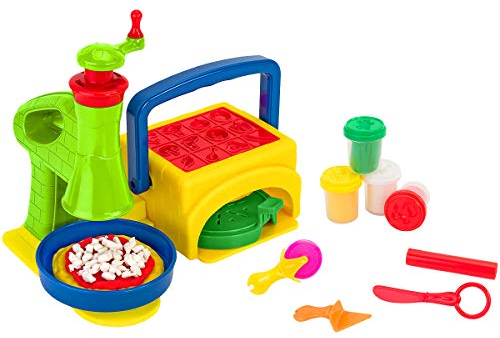 Kidea 38108 Weiches Pizza-Set, Becher mit Zubehör