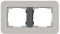 Gira 0212422 Abdeckrahmen E3 2-Fach, grau/anthrazit