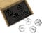 JOKUMO Juego de cortadores de galletas Flower Blossom - 8 piezas de acero inoxidable 430 de alto grado - Un juego verdaderamente único para los amantes de las flores