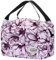 Aosbos Borsa Termica Pranzo per Donna Borse Frigo Pranzo Pasto Grande capacità per la a Scuola, Ufficio, Picnic, Motivo Floreale