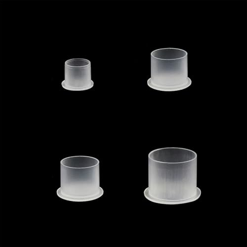 WARRIOR Tattoo-Farbkappen/Ink Caps/Cups aus Kunststoff, 1000/500 Stück, Größen S/M/L, Einweg (20 x 17 mm / 500 Stück)