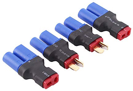 OliRC 4 St. EC5 zu T-Stecker Deans Stil Männlichen Weiblich RC Verbinder Adapter(C82-4)