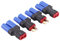 OliRC 4 St. EC5 zu T-Stecker Deans Stil Männlichen Weiblich RC Verbinder Adapter(C82-4)