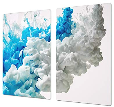 Induction Cooktop Cover –Shatter Resistant Glass Kitchen Board – Hob Cover; Measures: Single: 60 x 52 cm (23,62” x 20,47”); Double: 30 x 52 cm (11,81” x 20,47”); D14
