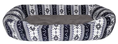Sogni e Capricci Pets 1 Hundebett 1 Kissen Snow, Blau, Standard