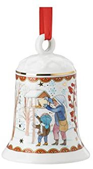 Hutschenreuther Porzellanglocke 12cm Sammelkollektion 21 Weihnachtsgaben