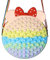 MEPHAN Pop Geldbörse für Mädchen Crossbody, Macaron, 1 Stück