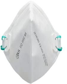 BLS 512 FFP2 NR | 20 Mascherine FFP2 | Certificate CE | Senza Valvola | Facciali filtranti verticali | Maschere usa e getta | Protezione da polveri fumi nebbie | Made in Italy | confezione singola
