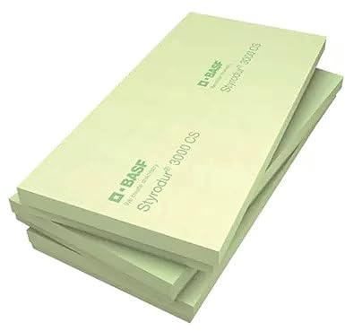 Styrodur Hartschaum-Platte, 1265 x 615 mm, Stufenfalz (40 mm, 10), Grün, Extrudierter Polystyrol-Hartschaumstoff, Dämmplatte